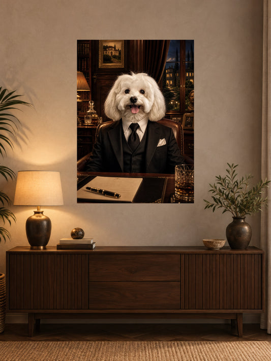 Portrait personnalisé de votre animal – 50 × 70 cm
