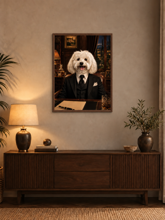 Portrait personnalisé de votre animal – 40 × 50 cm